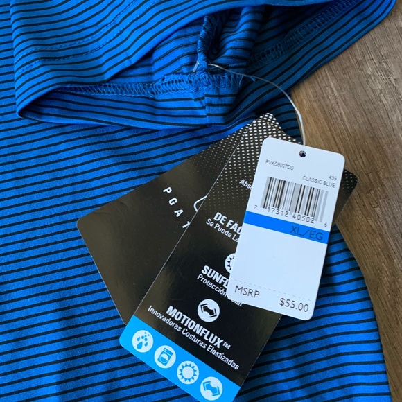 PGA Tour Striped Polo - Picture 8 of 8